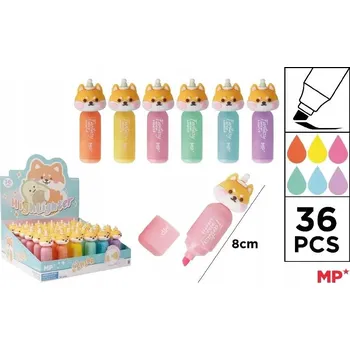 Zvýrazňovač bílý BIC sada zvýrazňovačů mini fixů pro děti 2 ks