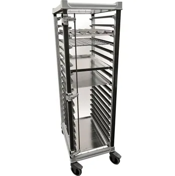 Servírovací stolek Vozík na zásobníky Camshelving, 18x 600x400 mm, Cambro, 516x783x(H)171mm | UPR6040F18480
