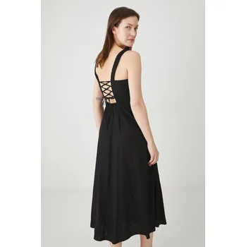 Dámské šaty Lněné šaty Medicine RS25.SUD900 černá 99X, vel. L