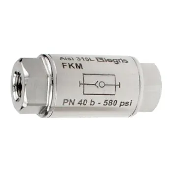 Ventil Zpětný ventil pneumatický NEREZ G1"vni Legris 4890 34 34