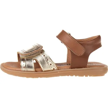 Dívčí sandály kmins Hellbraun/ Gold 936860 30