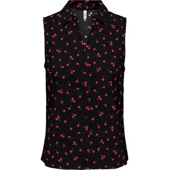 Dámská móda ONLY Schwarz/ Rot 6121440 M