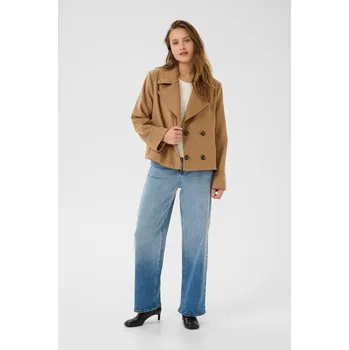 Dámská vesta Bunda Kaffe Hellbraun 1501999 42