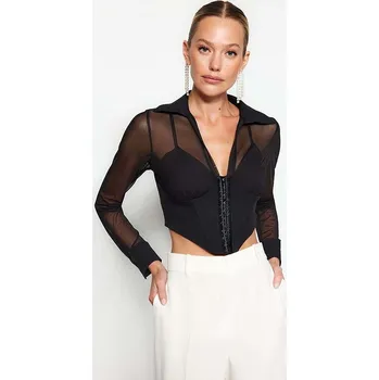 Dámské tričko trendyol Schwarz 562849 36