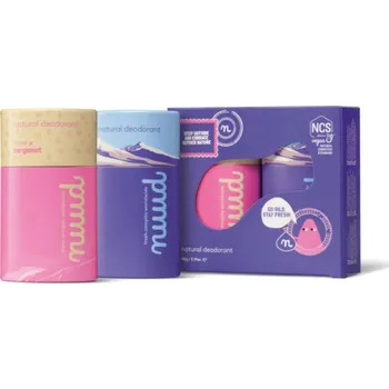 NUUD Sada přírodních tuhých deodorantů Adventure Pack