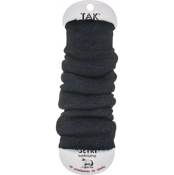 turistický návlek VLNĚNÉ DĚTSKÉ NÁVLEKY NA NOHY / OHŘÍVAČE NOHOU UNI BARVA GRAFITOVÁ