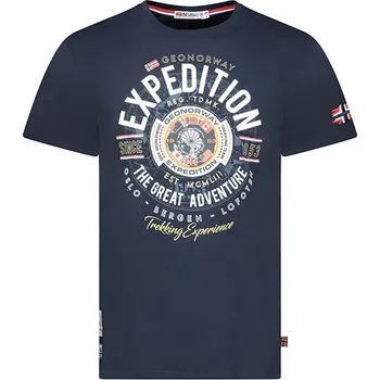 Chlapecké tričko Tričko Geographical Norway Dunkelblau 900386 128