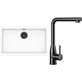 Kuchyňský dřez Set Schock S33-15 (dřez Kiruna N-100XL Day + baterie Keto Gunmetal brushed + komponenty Gunmetal brushed)