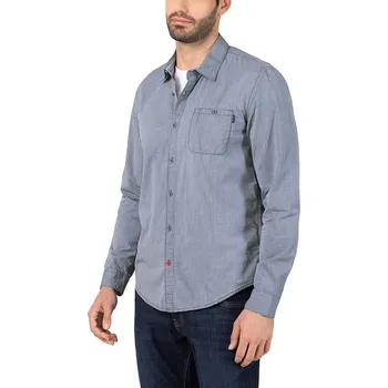 Pánská košile Košile Timezone Blau/ Weiß 8600128 S