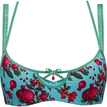 Dámské spodní prádlo Podprsenka Marlies Dekkers Türkis/ Rot 7382254 75C