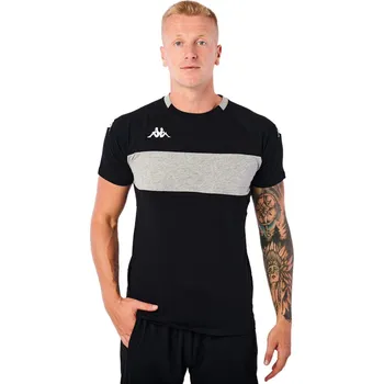 Pánské tričko Pánské tričko Kappa DIAGO Black/Grey XXL
