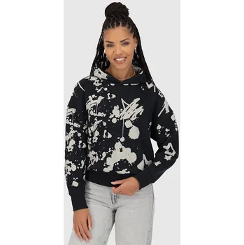 Dámské oblečení Mikina alife and kickin Schwarz/ Weiß 5409216 S