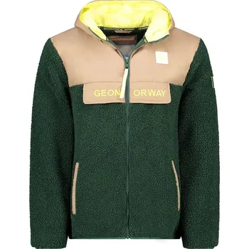 Pánská větrovka Bunda Geographical Norway Dunkelgrün/ Beige 1055789 L