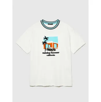 Chlapecké tričko Tričko Sisley Weiß 892957 160