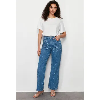 Dámské džíny Džíny trendyol Blau 4375291 38