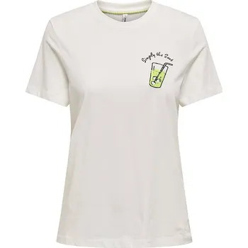 Tričko ONLY Weiß 8447176 S