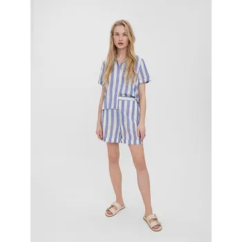 Dámské kraťasy Kraťasy Vero Moda Blau/ Weiß 7664658 XS
