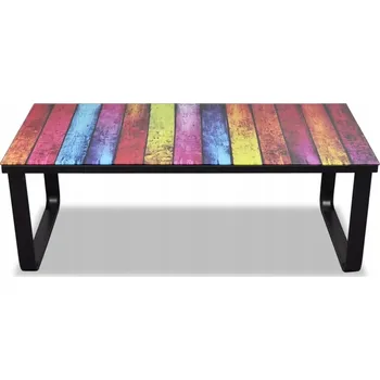 Konferenční stolek Konferenční stolek VidaXL obdélníkový 45 x 90 x 32 cm, vícebarevný