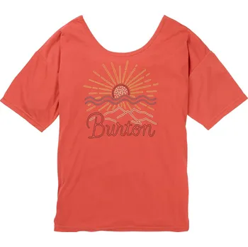 Dámské oblečení burton Dámské triko luxemore scoop tee burnt sienna
