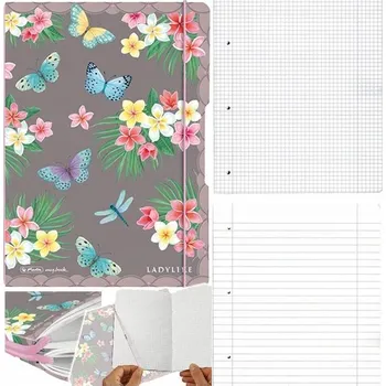 Blok Notes A4 Herlitz – odstíny hnědé a béžové