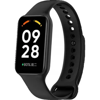 Řemínek na hodinky Řemínek pro Xiaomi Mi Band 8 Active Redmi Smart Band 2 NÁHRADNÍ ŘEMÍNEK černý