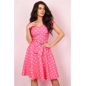 Dámské šaty TopMode Společenské šaty s puntíky 946846