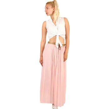 Dámská sukně TopMode Dámská romantická maxi sukně s kapsami 397870