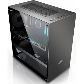PC skříň Počítačová Skříň Evolveo CAEM4 Mini ITX černá