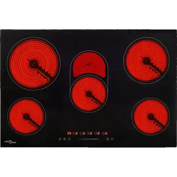 Varná deska Keramická varná deska s 5 hořáky, dotyková, 90 cm, 8500 W VidaXL