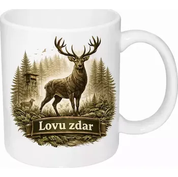 Hrnek 330 ml jelen s popisem CZ