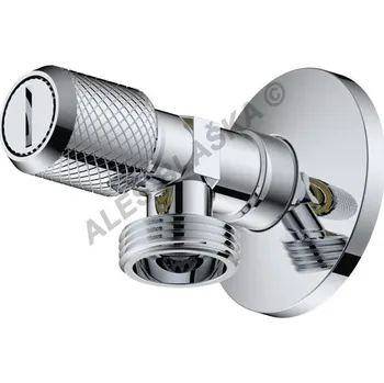 Ventil Ventil rohový 1/2"x3/4" vřetenový pračkový (roháček k myčce) s filtrem - chrom 352L CR