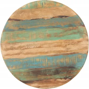 Jídelní stůl Kuchyňský stůl VidaXL kulatý černý 80 x 75 x 80 cm