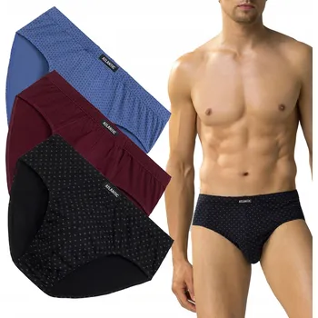 Slipy 3-BALENÍ Pánské slipy Classic slipy bavlna Atlantic M