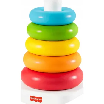 Hračka pro nejmenší Fisher-Price Eko Pyramida s kroužky GRF09