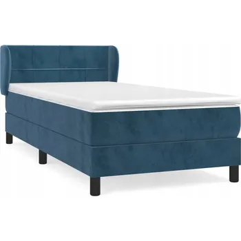Postel Jednolůžková dřevěná postel VidaXL 90x190 cm, modrá
