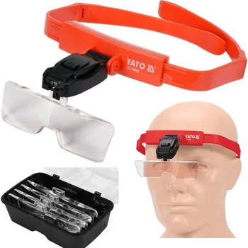 IP kamera Lupa s osvětlením Yato, upevněná na hlavě