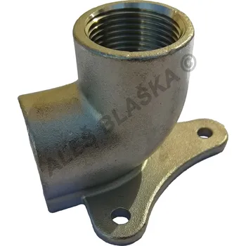 Fitinka Koleno nástěnné nerezové krátké , nástěnka NEREZ závitové - vnitřní závity - INOX - 1/2" TYP301W
