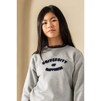 Dívčí mikina Like Flo Grau 7098944 128