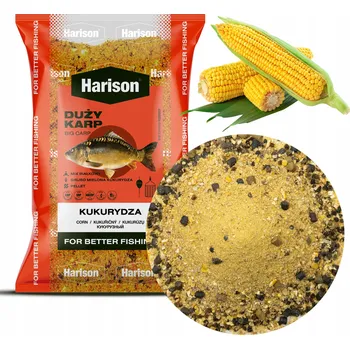 Návnadová surovina HARISON 3 kg Návnada na velké kapry s kukuřicí