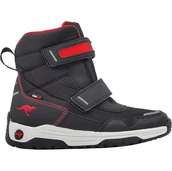 Chlapecká zimní obuv Boty Kangaroos Schwarz/ Rot 5776050 25