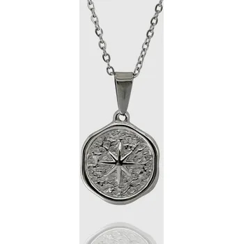 Řetízek Řetízek z chirurgické oceli - SŤRÍBRNÝ MALÝ KOMPAS