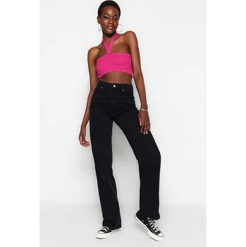 Dámské džíny Džíny trendyol Schwarz 4506554 42