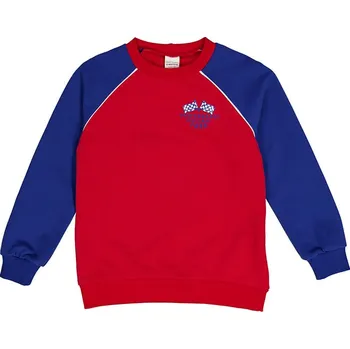 Chlapecká mikina Fred´s World by GREEN COTTON Rot/ Blau 9250540 110