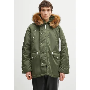 Bunda Alpha Industries Alpha x Thug Club N-3B, M, zelená, 91X