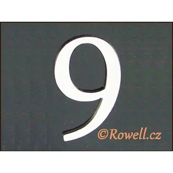 Nábytkové kování C5. Čísélko stříbro '9' (C5. Čísélko stříbro '9'. Jednoduchý a funkční doplněk do interiéru.)