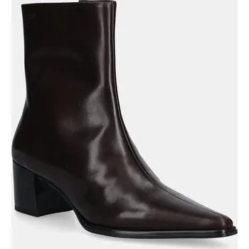 Dámská móda Kožené kotníkové boty Vagabond Shoemakers GISELLE 5854.001.35 hnědá 88X, EUR 40
