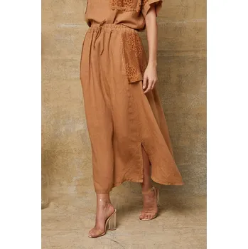 Dámská sukně Fleur de Lin Camel 3531078 L