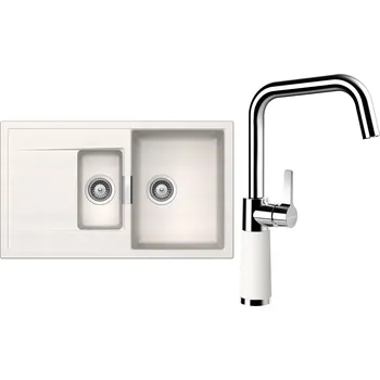 Kuchyňský dřez Set Schock S7-8 (dřez Mono D-150 Polaris + baterie SC-530 Polaris)