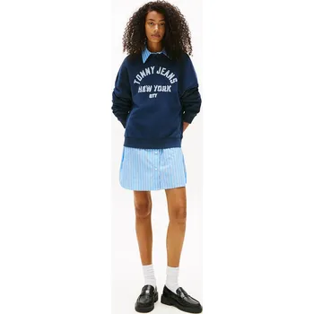 Dámské oblečení Mikina TOMMY JEANS Dunkelblau 4995286 XXL