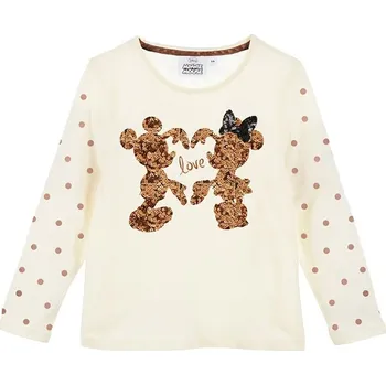 Dívčí tričko Tričko Disney Minnie Mouse Creme 3607254 116